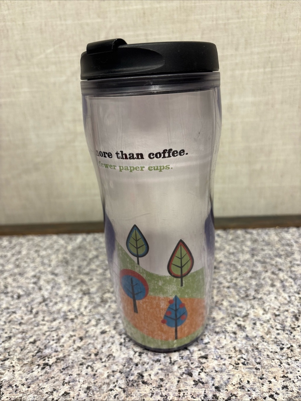 Starbucks 16 oz plastic Tumbler This is more than coffee 2009 Coffee Tea Drink